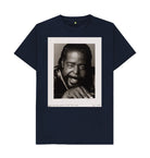 Navy Blue Barry White Unisex Crew Neck T-shirt