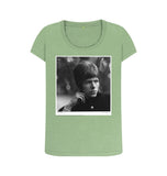 Sage David Bowie Women's Scoop Neck T-shirt