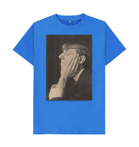 Bright Blue Aubrey Beardsley Unisex T-Shirt