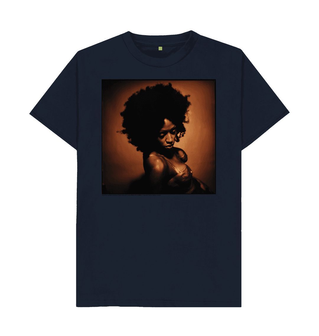 Navy blue mica paris unisex t shirt