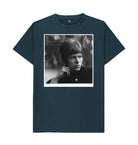Denim Blue David Bowie Unisex Crew Neck T-shirt