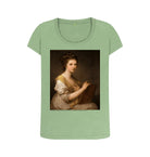 Sage Angelica Kauffmann Women's Scoop Neck T-shirt
