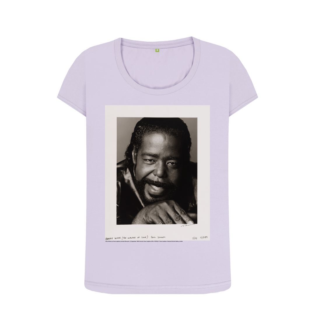 Violet barry white women's scoop neck t shirt