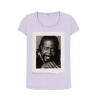Violet Barry White Women's Scoop Neck T-shirt
