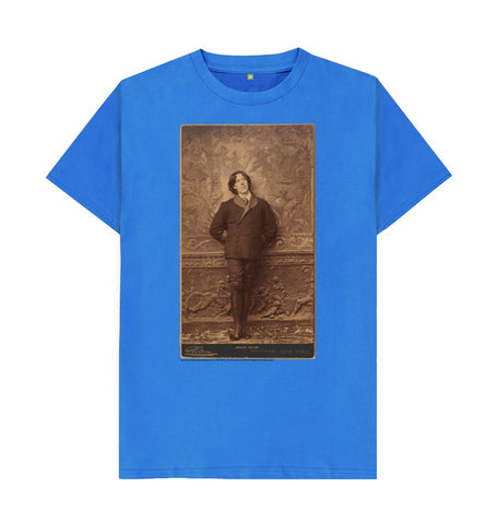 Bright Blue Oscar Wilde Unisex t-shirt
