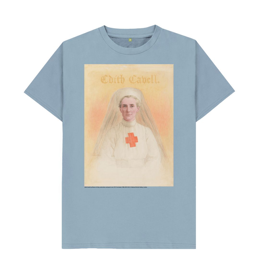 Stone blue edith cavell unisex crew neck t shirt