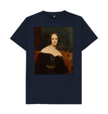 Navy Blue Mary Shelley Unisex t-shirt