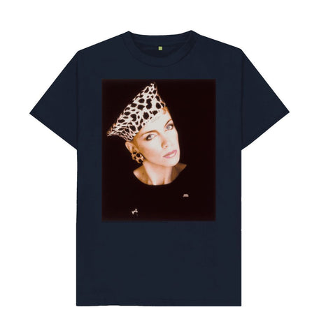 Navy Blue Annie Lennox Unisex T-shirt