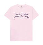 Pink Caroline Norton Quote Unisex T-shirt Pink