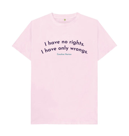 Pink Caroline Norton Quote Unisex T-shirt Pink