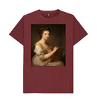 Red Wine Angelica Kauffmann Unisex Crew Neck T-shirt