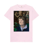 Pink Iris Murdoch Unisex t-shirt