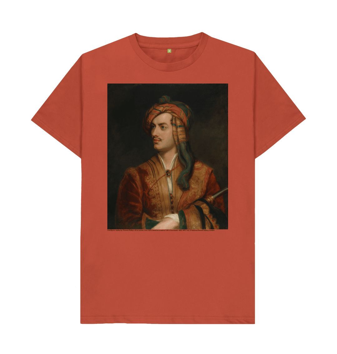 Rust lord byron, 1835 unisex t shirt