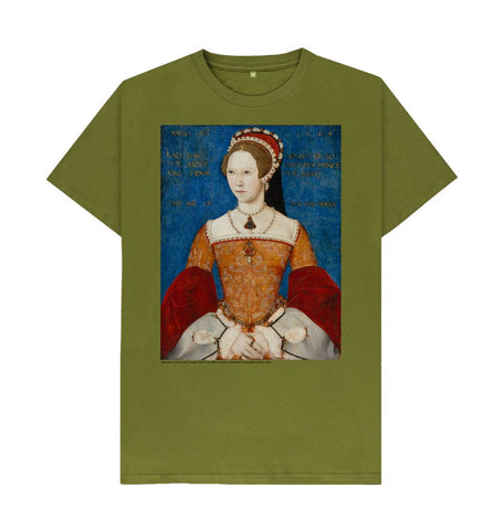 Moss Green Queen Mary I Unisex T-Shirt