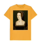 Mustard Anne Boleyn Unisex Crew Neck T-shirt