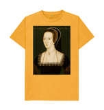 Mustard Anne Boleyn Unisex Crew Neck T-shirt