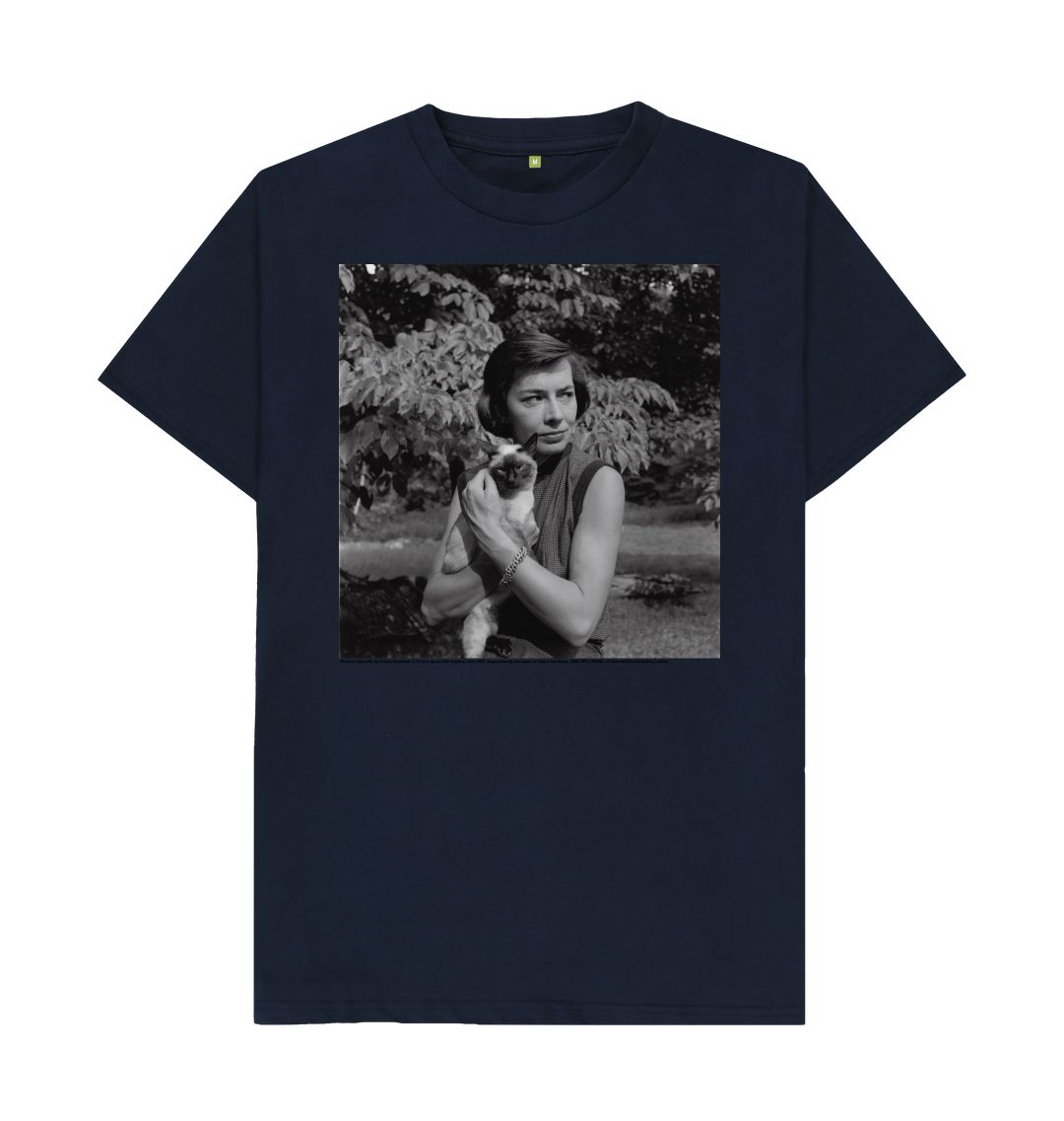 Navy blue patricia highsmith unisex t shirt