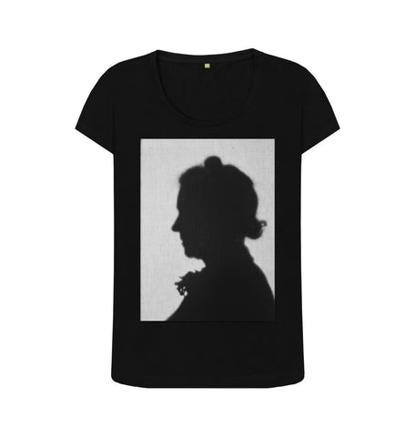 Black Dame Caroline Harriet Hasslett Women's Scoop Neck T-shirt