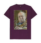 Purple Winston Churchill Unisex T-Shirt