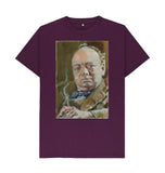 Purple Winston Churchill Unisex T-Shirt