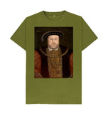 Moss Green King Henry VIII  Unisex T-Shirt