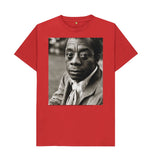 Red James Baldwin Unisex t-shirt