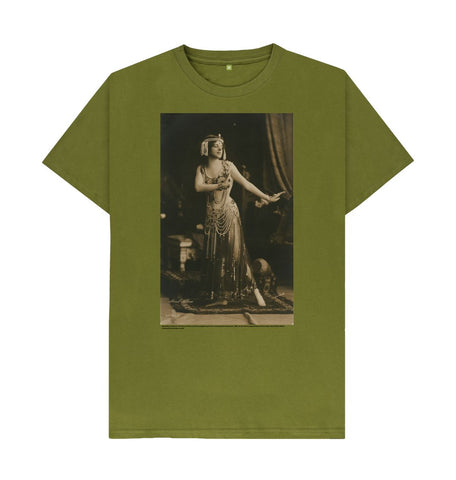 Moss Green Maud Allan Unisex t-shirt
