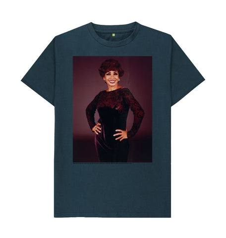 Denim Blue Shirley Bassey Unisex T-Shirt