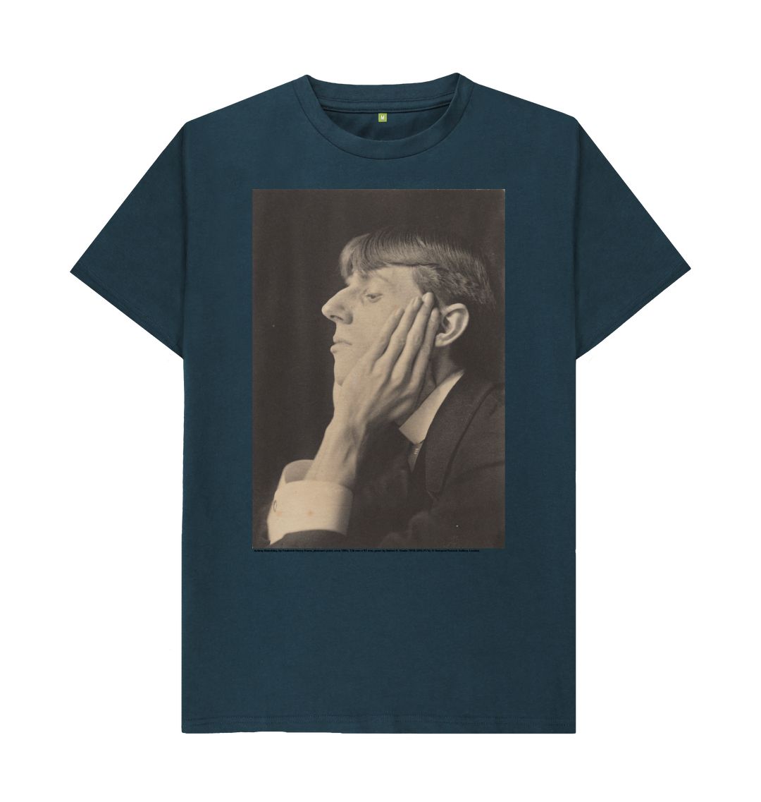 Denim blue aubrey beardsley unisex t shirt