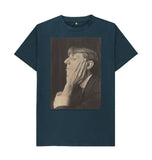 Denim Blue Aubrey Beardsley Unisex T-Shirt