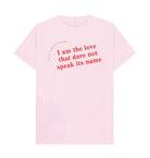 Pink Lord Alfred Douglas Unisex Quote T-Shirt with Red Font