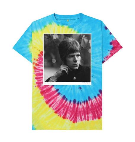 Tie Dye David Bowie Unisex Crew Neck T-shirt