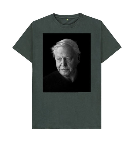 Dark Grey Sir David Attenborough Unisex Crew Neck T-Shirt