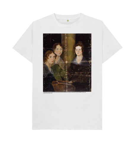White The Bronte Sisters Unisex T-Shirt