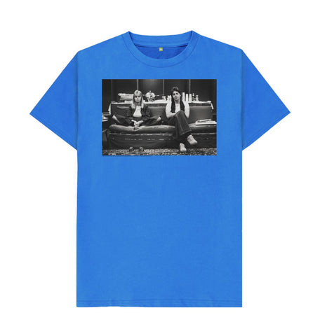 Bright Blue Linda McCartney and Paul McCartney Unisex T-shirt
