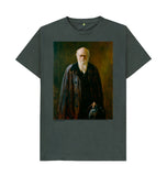 Dark Grey Charles Darwin Unisex T-Shirt