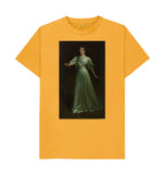 Mustard Christabel Pankhurst Unisex t-shirt