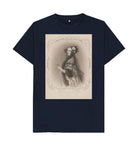 Navy Blue Ada Lovelace Unisex Crew Neck T-shirt