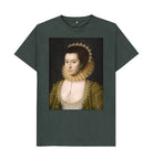 Dark Grey Anne, Countess of Pembroke Unisex Crew Neck T-shirt