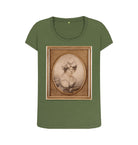 Khaki Sarah Biffin Women's Scoop Neck T-shirt