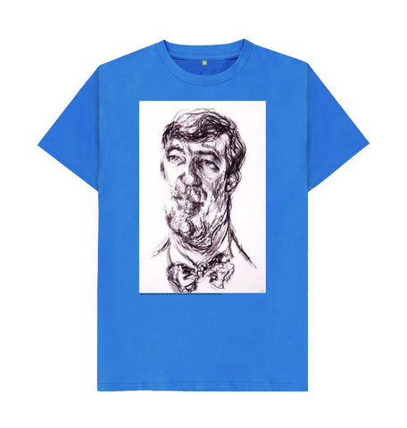 Bright Blue Stephen Fry Unisex t-shirt