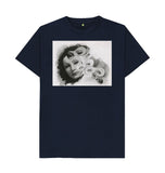 Navy Blue Greta Garbo Unisex t-shirt