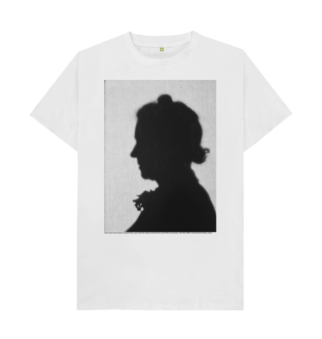 White dame caroline harriet hasslett unisex crew neck t shirt