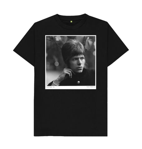 Black David Bowie Unisex Crew Neck T-shirt