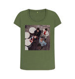 Khaki The Who Women's Scoop Neck T-shirt