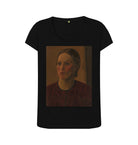 Black Helen Brook Women's Scoop Neck T-shirt