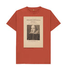 Rust William Shakespeare Unisex T-Shirt