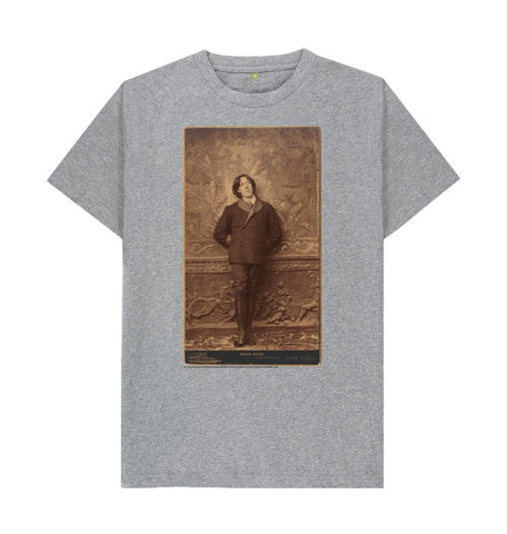 Athletic Grey Oscar Wilde Unisex t-shirt