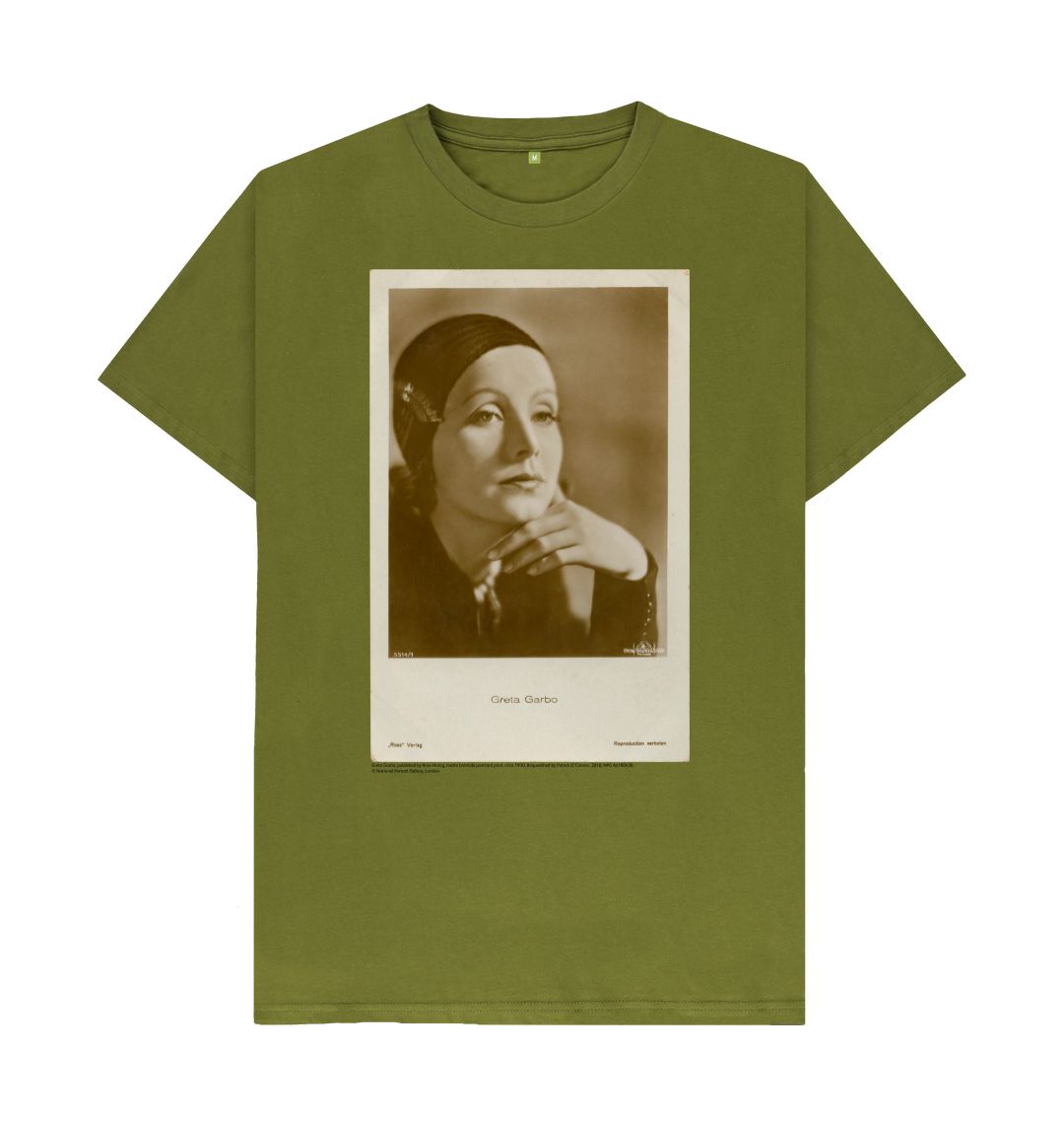 Moss green greta garbo by ross verlag  unisex t shirt