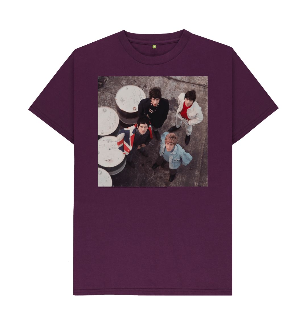 Purple the who unisex crew neck t shirt